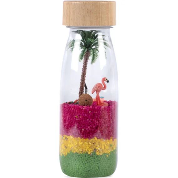 Bouteille sensorielle Spy Flamant rose