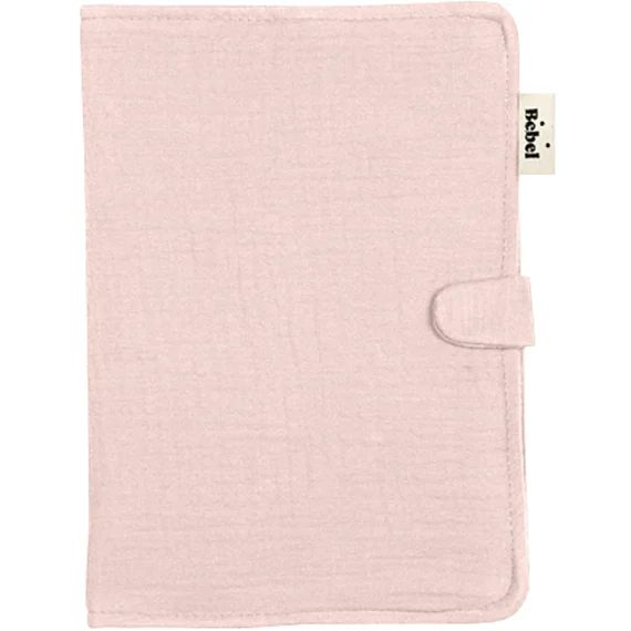 Protège carnet de santé vieux rose