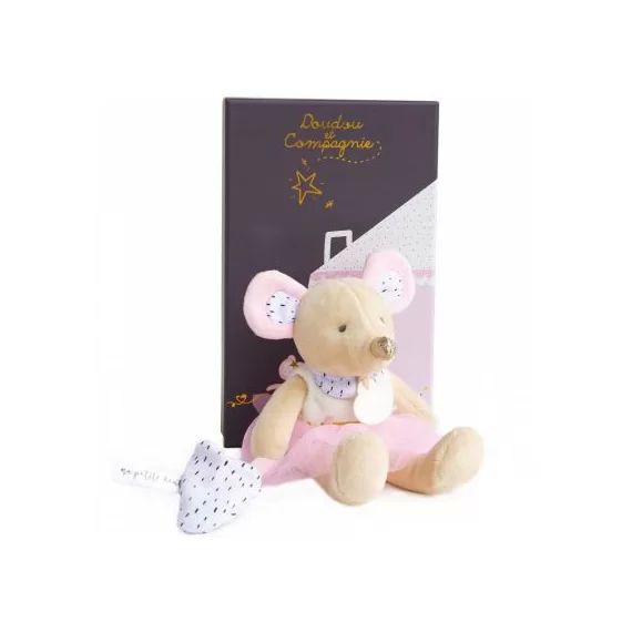 Coffret peluche Suzie en tutu La petite souris va passer (19 cm)
