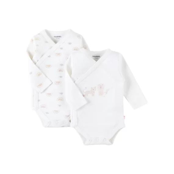 Lot de 2 bodies en coton bio Babou & Kendi (Prématuré)