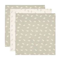 Lot De 3 Langes Gaze De Coton Small Twig Vert