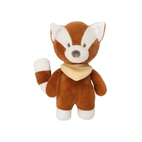 Hochet peluche Boris panda roux Boris & Jungo (21 cm)