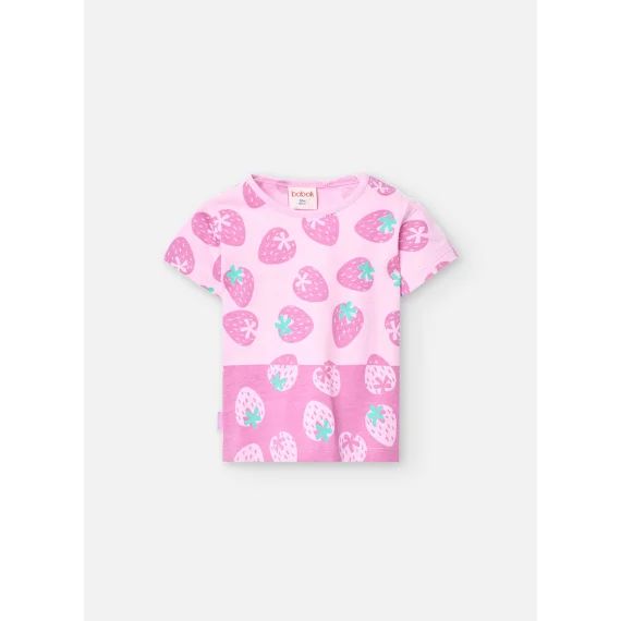 T-shirt Tricot Basic Rose