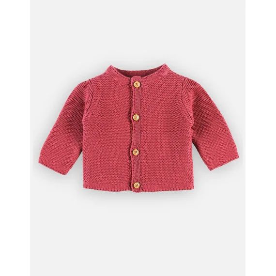Cardigan En Tricot Rouge