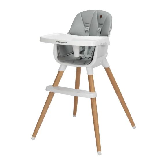 Bebeconfort Chaise Haute Bébé Abelia, Design Scandinave Mineral Gray