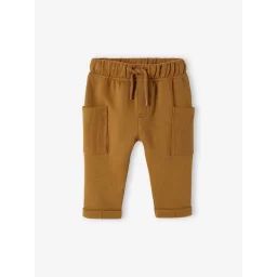 Pantalon bébé en molleton kaki