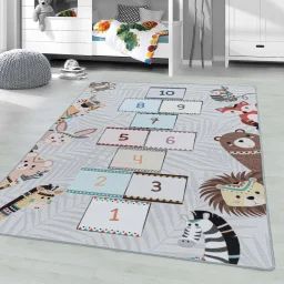 Tapis Enfant Marelle – Husplay Gris