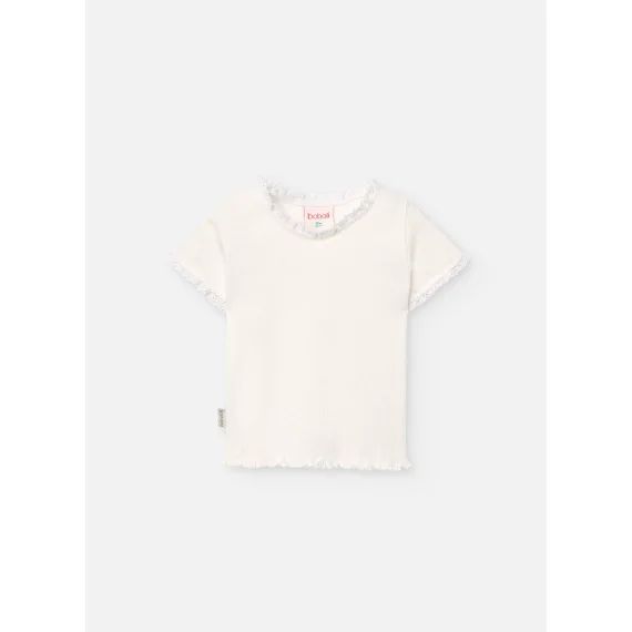 T-shirt Tricot Blanc