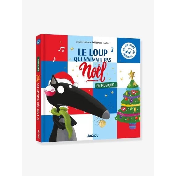 Le Loup qui n&rsquo;aimait pas Noël en musique – AUZOU multicolore