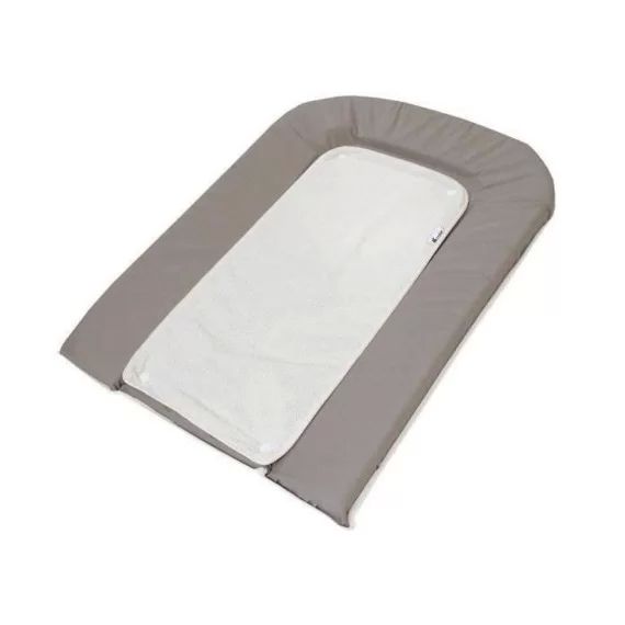 Candide Matelas à Langer Gris + 1 Eponge Pressionnée gris