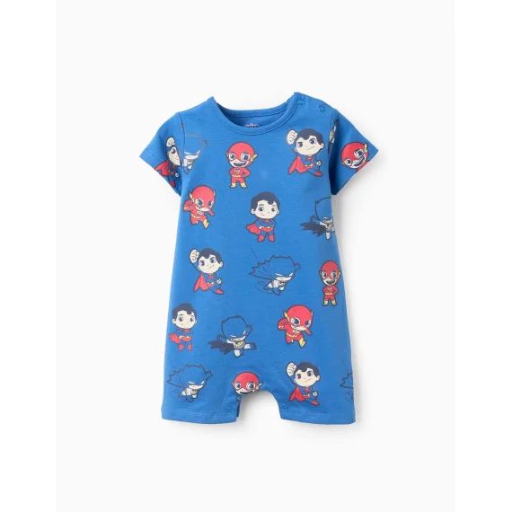 Pyjama-combishort En Coton Dc Comics Bleu