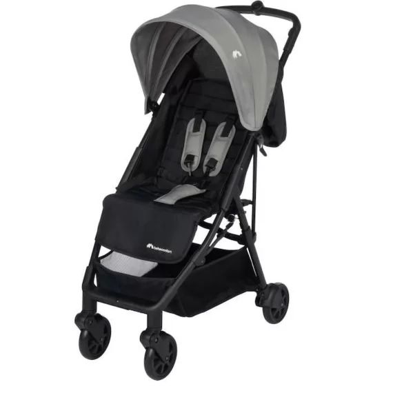 Bebeconfort Poussette Canne Ultra Compacte Teeny 3d, 4 Roues, De La Naissance À 4 Ans Environ (22kg), Tinted Gray Gris