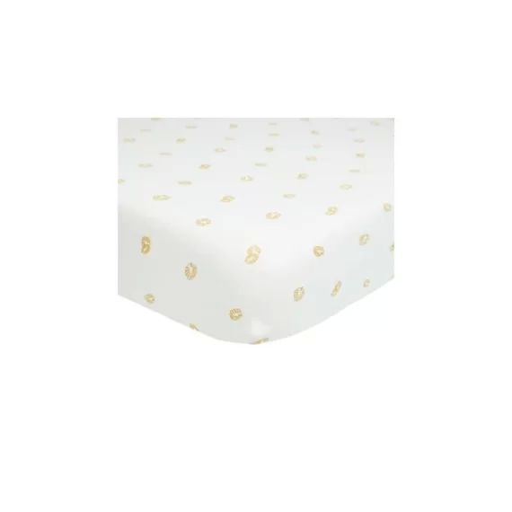 Drap Housse Pour Lit De Bébé Trois Kilos Sept – Ecru 70×140 Cm Beige