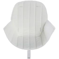 Assise tissu chaise haute Ovo Luxe blanc