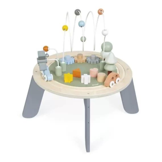 Table d&rsquo;activité Sweet Cocoon Janod – Pour Enfant – Couleur Jaune – A partir de 12 mois jaune