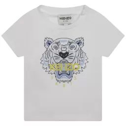 T-shirt avec imprimé placé Garçon Blanc