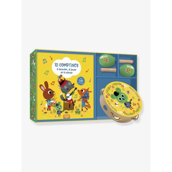 Mon coffret d&rsquo;éveil musical – AUZOU blanc