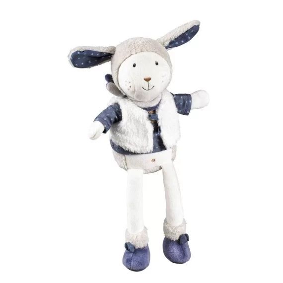 Doudou modèle moyen merlin blanc