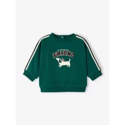 Sweat en molleton bébé vert