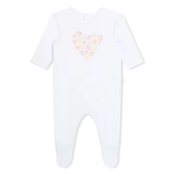 Pyjama avec imprimé placé Fille Blanc