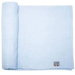 Maxi Lange En Gaze De Coton Jeanne Bleu