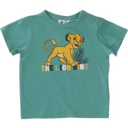 T-shirt Bébé Disney Simba Roi Lion Vert D&rsquo;eau