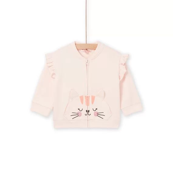 Sweat En Molleton Gratté – Rose