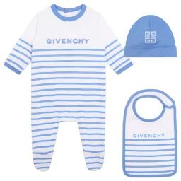 Ensemble 3 pièces en coton UNISEXE Bleu