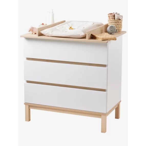Commode à langer LIGNE COMETE blanc