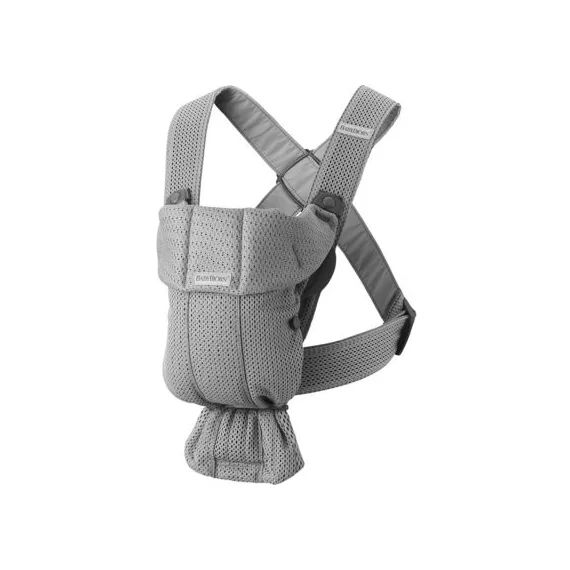 Porte bébé Mini tissu Mesh 3D gris
