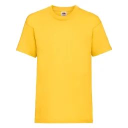 T-shirt Coton Valueweight Tournesol