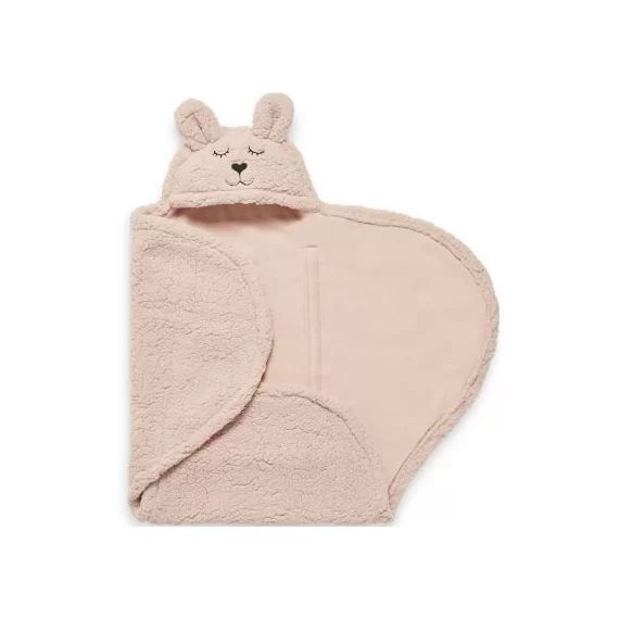 Couverture nomade lapin Pale Pink