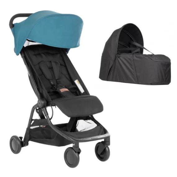 Poussette Mountain Buggy Nano V3 – Teal + Cocoon V2