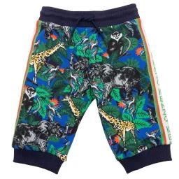 Pantalon de jogging en coton Garçon Bleu