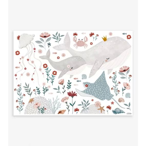 Planche de stickers Ocean Field