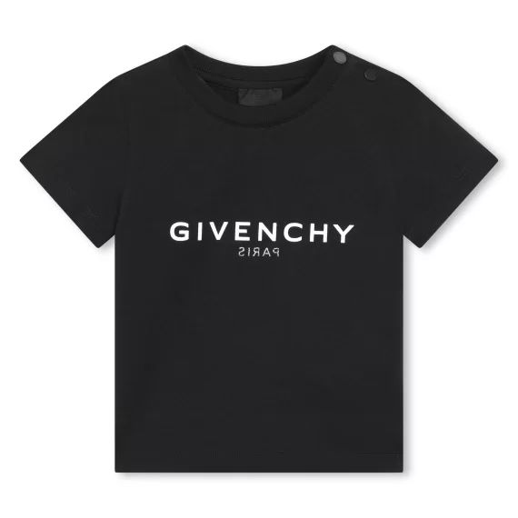 T-shirt à manches courtes Garçon Noir