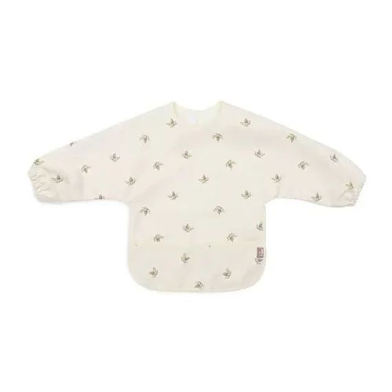 Bavoir À Manches Imperméable Rose – Jollein Blanc