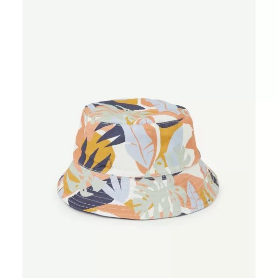 Bob bébé garçon en coton réversible bleu et imprimé –  – Soldes