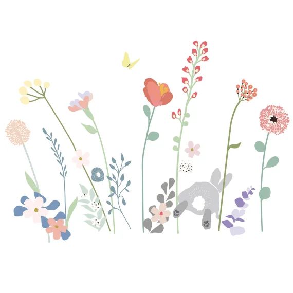 Sticker Easy fleurs des champs