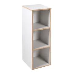 ROBA Étagère pour Chambre de Bébé Caro – Cube de Rangement à 3 Cases – Gris clair gris