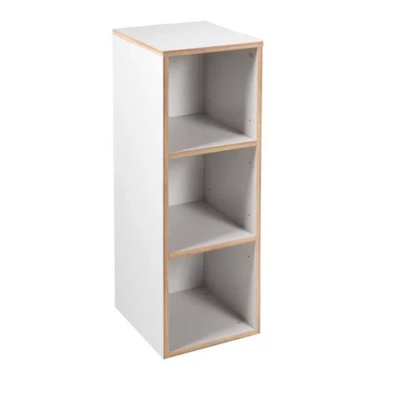 ROBA Étagère pour Chambre de Bébé Caro – Cube de Rangement à 3 Cases – Gris clair gris