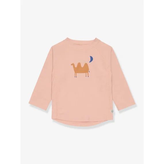 Tee-shirt anti-UV bébé LÄSSIG manches longues rose pâle