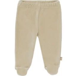 Pantalon de pyjama en velours bio Sandshell (3-6 mois : 60 à 67 cm)