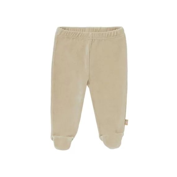Pantalon de pyjama en velours bio Sandshell (3-6 mois : 60 à 67 cm)
