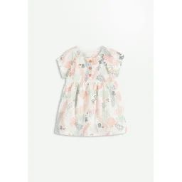 Robe Bébé En Gaze De Coton Cilaos Ecru