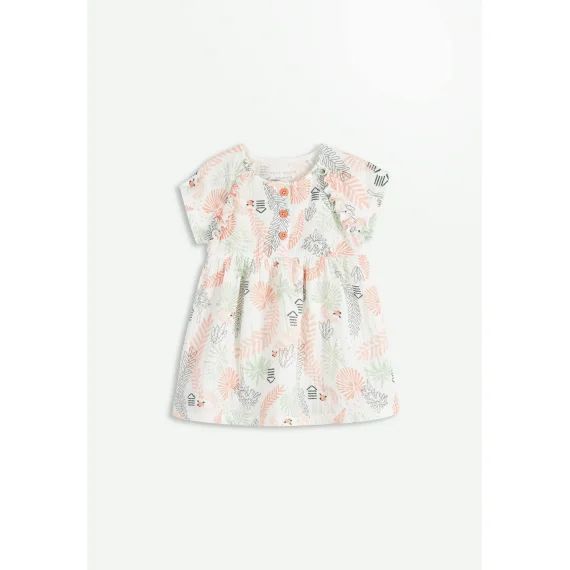 Robe Bébé En Gaze De Coton Cilaos Ecru