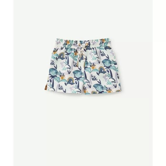 Short de bain bébé garçon imprimé et en fibres recyclées –  – Soldes