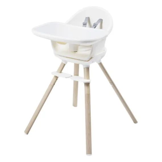 Maxi-cosi Moa Chaise Haute Bébé Évolutive 8 En 1, Chaise Haute/réhausseur/tabouret/bureau, De 6 Mois À 5 Ans, Beyond White2 Eco Blanc