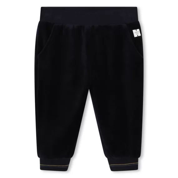 Pantalon en velours Garçon Bleu