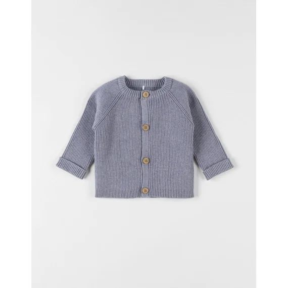 Cardigan En Tricot Gris